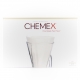 FILTRE PAPIER BLANC CHEMEX 3T